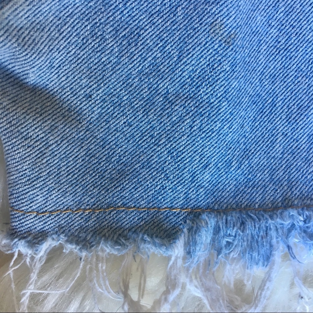 Levi’s Denim Ripped Shorts - Picture 5 of 8